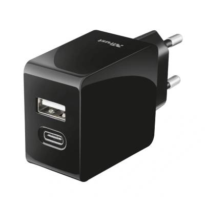 Trust 21589 зарядно за мобилни устройства Черен На закрито (t21589)