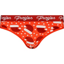 Frogies Dámske nohavičky Red hat Christmas červená
