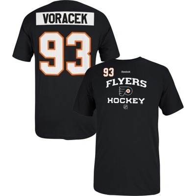 Reebok pánské tričko Jakub Voráček #93 Philadelphia Flyers NHL Center Ice černé