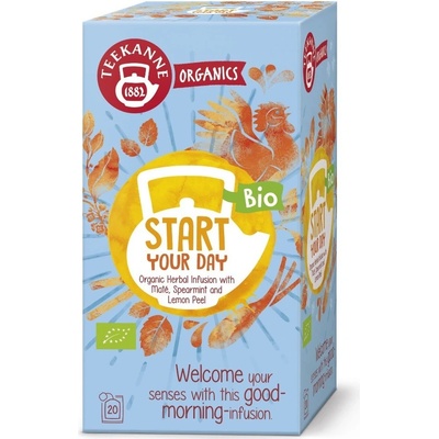 Teekanne Organics BIO Start your day čaj 20 x 1,8 g