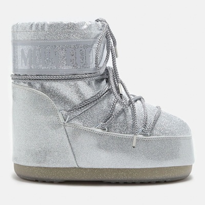 Moon Boot snehule Low Glitter 14094400002 strieborné