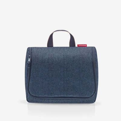 Reisenthel Toiletbag XL Herringbone dark blue
