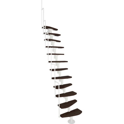Minka STAIRS modulové schodiště Monaco ořech/bílá, 293,8 cm