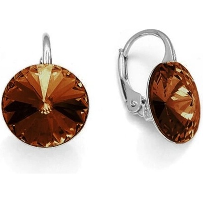 Spark Rivoli se Swarovski Elements Sweet Candy K112212ST Smoked Topaz