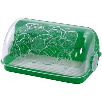 Jednodílný chlebník AGD Lipiecki bezbarvý, modrý plast