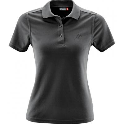 Maier Sports Дамска поло тениска Maier Sports Women's Ulrike Polo shirt - Black - размер 36 (EU) (116-5504-0112)