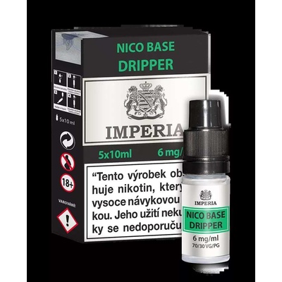 IMPERIA NICO BASE DRIPPER PG30/VG70 6MG 5X10ML