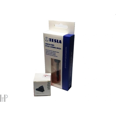 Ortofon Stylus 2M BLACK a TESLA Carbon Stylus Brush Náhradní hrot a kartáček