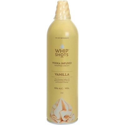 WhipShots Alko Šlehačka Vanilla 10% 0,375 l (holá láhev)