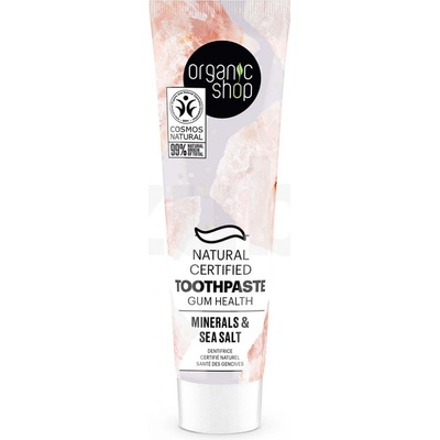 Organic Shop pre zdravé ďasná Minerály a morská soľ 100 g