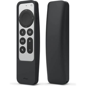 Image 1 of elago R5 AirTag Case - удароустойчив силиконов калъф за Apple TV Siri Remote (2021) (черен)