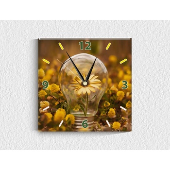 Image 1 of Стъклен стенен часовник 071