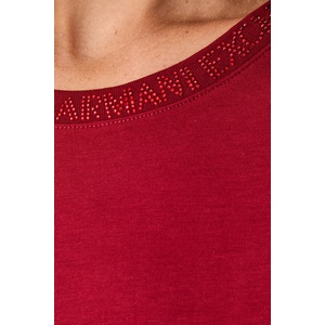 Giorgio Armani тениска basic дамска от памук с еластан (XW002743.AF23955) - answear - 121,24 лв