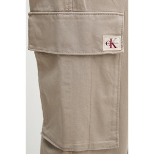 Calvin Klein панталон карго мъжки от памук с еластан (LV04RD608G) - answear - 109,51 лв
