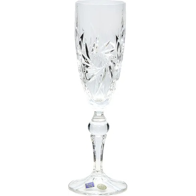 Bohemia 1845 Чаша за вино Bohemia Pinwheel 180 мл, 6 броя (BOHEMIA 1845 105450)