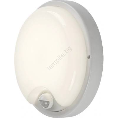 Rábalux 77214 - LED външно осветително тяло за стена с сензор LONATO LED/18W/230V IP65 бяло (RL77214)
