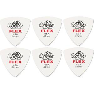 Dunlop 456R 0.50 Tortex Flex Triangle SET Перце за китара (<![CDATA[456R50-6PACK-SET]]>)
