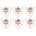 Dunlop 456R 0.50 Tortex Flex Triangle SET Перце за китара (456R50-6PACK-SET)