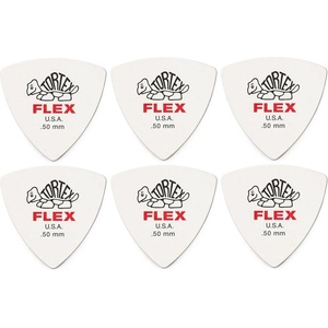 Dunlop 456R 0.50 Tortex Flex Triangle SET Перце за китара (456R50-6PACK-SET)