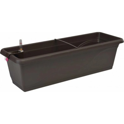 Plastkon samozavlažovací truhlík Extra Line Smart Hnědá, 53x16x15 cm