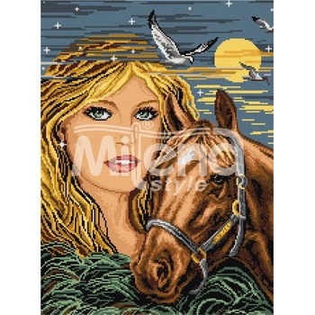 Image 1 of Milena Style Пълнолуние - Печатана Aida 14 ct без конци