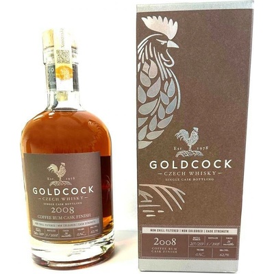 Gold Cock 2008 Coffee Rum Cask Finish 62,7% 0,7 l (karton)
