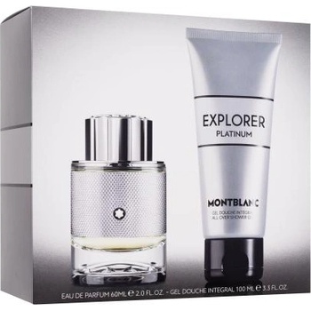 Mont Blanc Explorer Platinum подаръчен комплект: EDP 60 ml + душ гел 100 ml за мъже