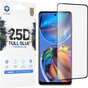 LITO Протектор за Motorola Moto Moto E32 / Moto E32s - Lito 2.5D FullGlue Glass - Черен
