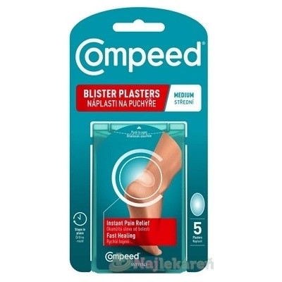 Compeed náplast na puchýře na nohou střední hydrokoloidní 5 ks