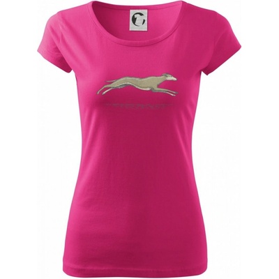 Vintage Greyhound Pure dámske tričko Purpurová