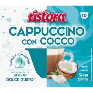 ristora Капучино с кокос Ristora, 10 капсули за Dolce Gusto
