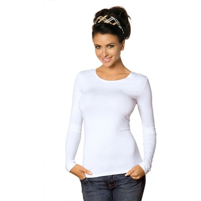 Babell Дамска блуза в бял цвятeh-6640-biaŁy - Бял, размер s