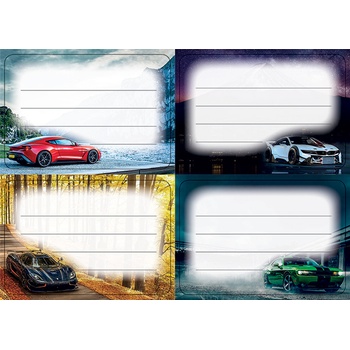 DEIS Етикети за тетрадка Deis, оп. 400 броя, №5 / 2025 (01634-А-№5 / 2025)