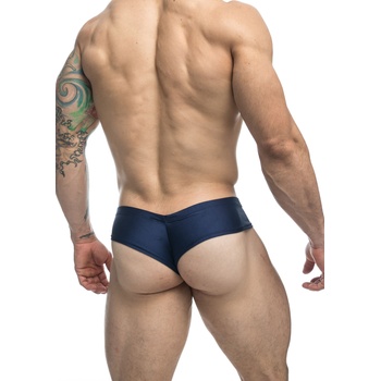 Image 1 of Justin+Simon Cheek Bikini Navy L