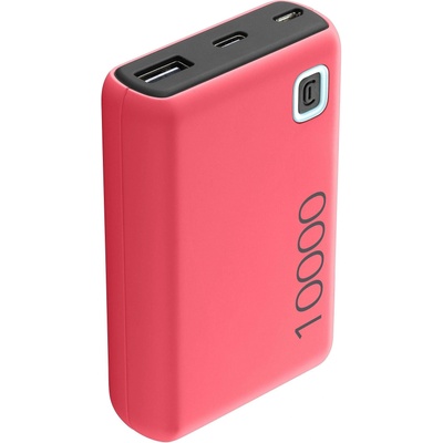 Cellularline Портативна батерия Cellularline - Essence, 10000 mAh, розова (PBESSENCE10000P)