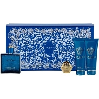 Versace Pour Homme EDT 100 ml + sprchový gel 100 ml + balzám po holení 100 ml + klíčenka dárková sada