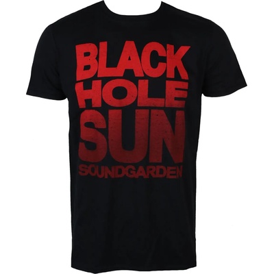 Plastic head тениска метална мъжки Soundgarden - ЧЕРЕН HOLE СЛЪНЦЕ - PLASTIC HEAD - RTSGN009