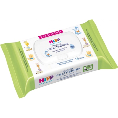 HiPP Babysanft Ultra Sensitive vlhčený toaletný papier 50 ks