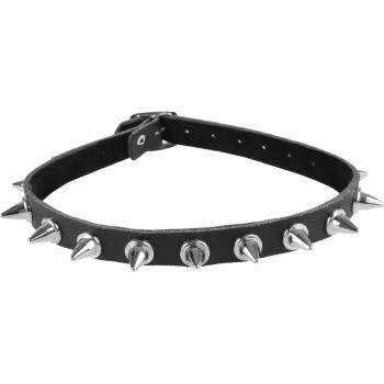 Image 1 of Black & metal Чокър с Шипове - bwz-686