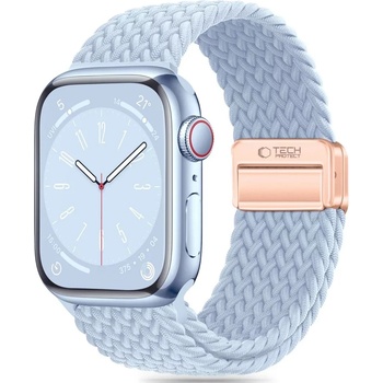 Tech-Protect nylonmag apple watch 4 / 5 / 6 / 7 / 8 / 9 / se (38 / 40 / 41 mm) baby blue (5906302312832)