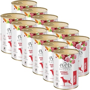 4Vets NATURAL Veterinary Exclusive RENAL 12 x 400 г
