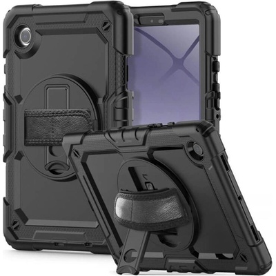 Tech-Protect Калъф с Дръжка за Samsung Tab A11/ A9 8.7", Tech-Protect Solid360 Case, Черен (5906302335046)