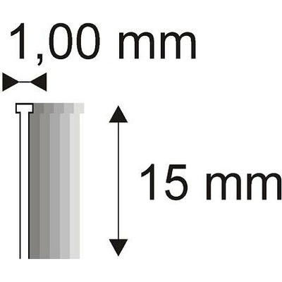 Truhlářské Brady Narex 12/15 (18G) - 1 x 15 mm kusů v balení 5000