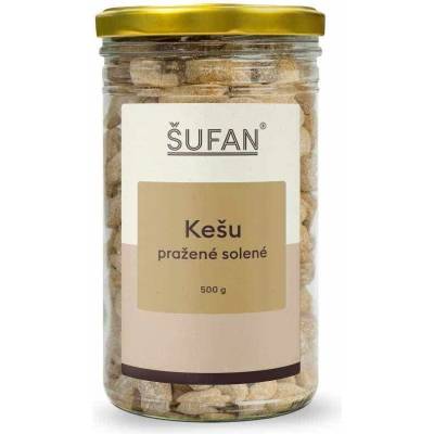 Šufan Kešu pražené solené v skle 500 g