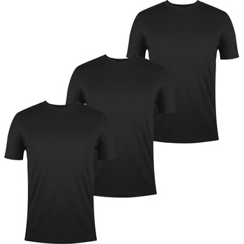 Image 1 of Donnay Мъжка тениска Donnay Three Pack V Neck T Shirt Mens - Black