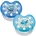 Baby-Nova Силиконови залъгалки Baby Nova - Самолети, размер 2, 2 броя (28240)