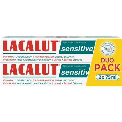 Lacalut Sensitive 2 x 75 ml