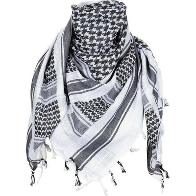 Šátek Palestina bílá černá