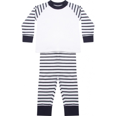 Larkwood Dětské pyžamo LW Navy Stripe