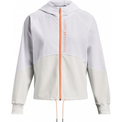 Under Armour Woven FZ Jacket bílá